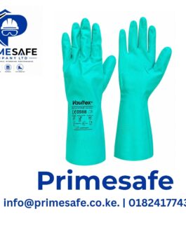Vaultex green nitrile gloves