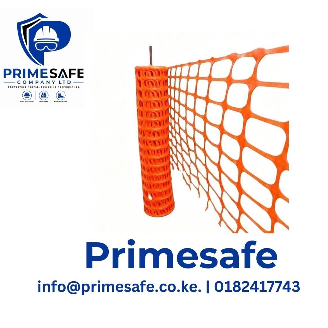 Orange barricading net